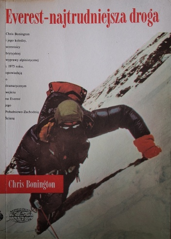Okładka: Chris Bonington - Everest - najtrudniejsza droga