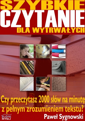 Okładka: Paweł Sygnowski - Szybkie czytanie dla wytrwałych - e-book