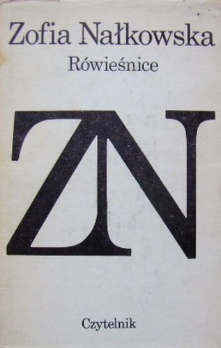 Okładka: Zofia Nałkowska - Rówieśnice