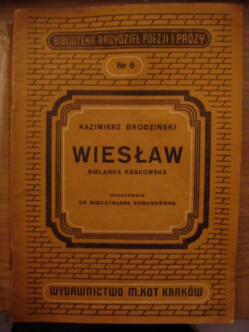 Okładka: Kazimierz Brodziński - Wiesław. Sielanka krakowska