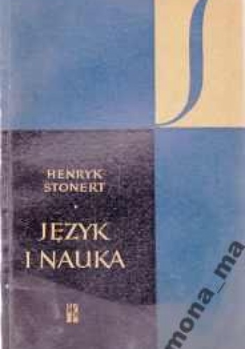 Okładka: Henryk Stonert - Język i nauka