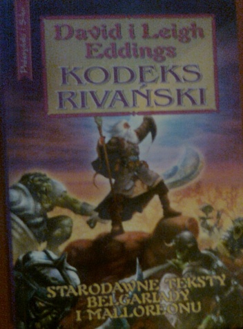 Okładka: David Eddings - Kodeks Rivański, starodawne teksty Belgariady i Malloreonu