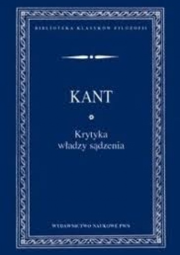 Okładka: Immanuel Kant - Krytyka władzy sądzenia