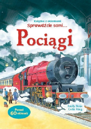 Okładka: Emily Bone - Pociągi. Książka z okienkami