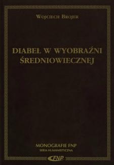 Okładka: Wojciech Brojer - Diabeł w wyobraźni średniowiecznej. Trzynastowieczne exempla kaznodziejskie