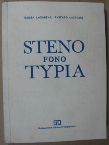 Okładka: Ryszard Łazarski - Stenofonotypia