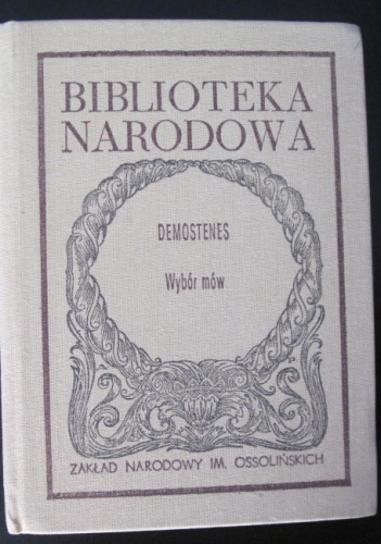 Okładka:  Demostenes - Wybór mów