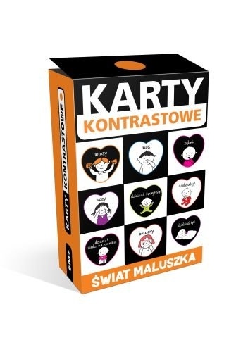 Okładka:  praca zbiorowa - Karty kontrastowe. Świat maluszka