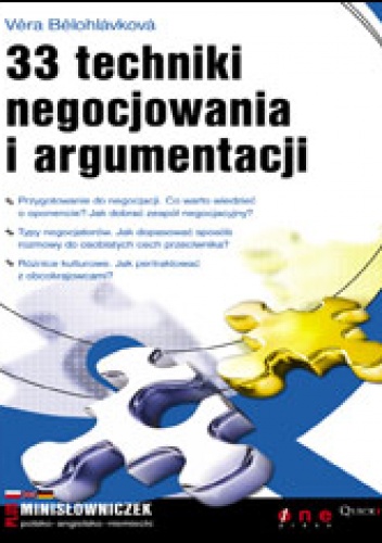 Okładka: Vĕra Bĕlohlávková - 33 techniki negocjowania i argumentacji