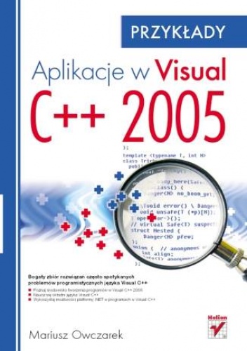 Okładka: Mariusz Owczarek - Aplikacje w Visual C++ 2005. Przykłady