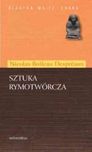 Okładka: Nicolas Boileau - Sztuka rymotwórcza