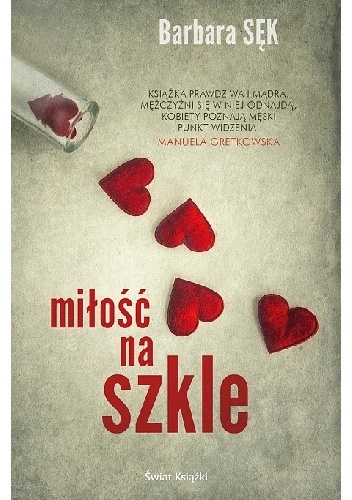 Okładka: Barbara Sęk - Miłość na szkle