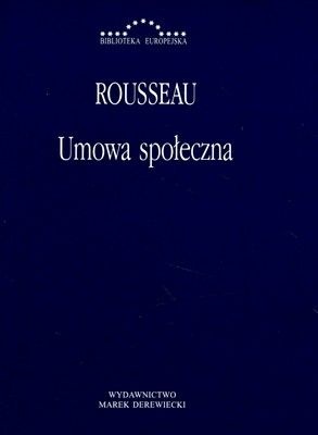 Okładka: Jean Jacques Rousseau - Umowa społeczna