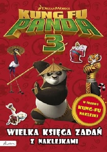 Okładka:  praca zbiorowa - Dream Works. Kung Fu Panda 3. Wielka księga zadań z naklejkami