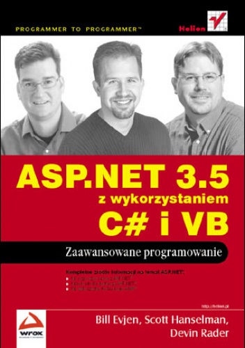 Okładka: Bill Evjen - ASP.NET 3.5 z wykorzystaniem C# i VB. Zaawansowane programowanie