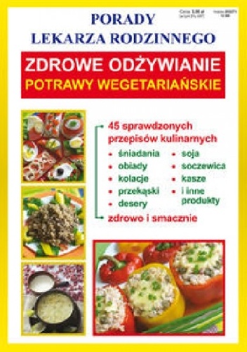 Okładka: Anna Smaza - Zdrowe odżywianie. Potrawy wegetariańskie
