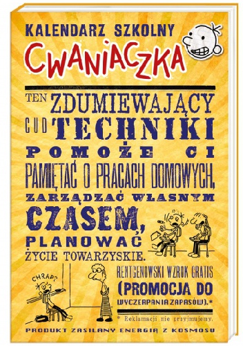 Okładka: Jeff Kinney - Kalendarz szkolny cwaniaczka