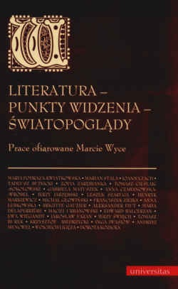 Okładka: Dorota Kozicka - Literatura-punkty widzenia-światopoglądy
