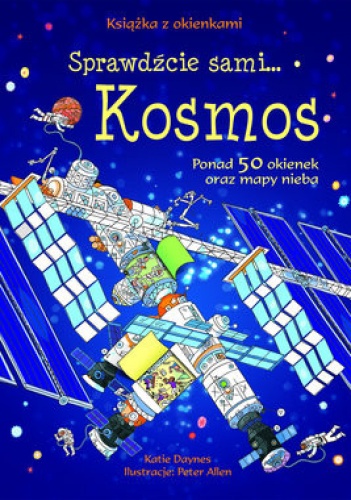 Okładka: Katie Daynes - Kosmos. Książka z okienkami