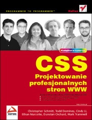 Okładka: Christopher Schmitt - CSS. Projektowanie profesjonalnych stron WWW