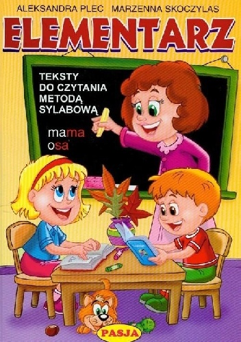 Okładka: Aleksandra Plec - Elementarz. Teksty do czytania metodą sylabową