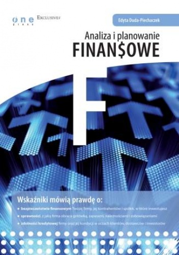 Okładka: Edyta Duda-Piechaczek - Analiza i planowanie finansowe