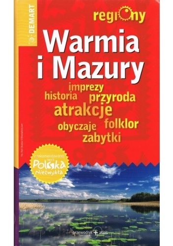 Okładka:  praca zbiorowa - Warmia i Mazury. Regiony. Przewodnik+atlas