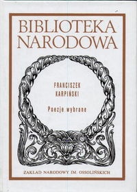 Okładka: Franciszek Karpiński - Poezje wybrane