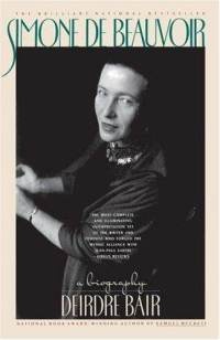 Okładka: Deirdre Bair - Simone de Beauvoir: A Biography