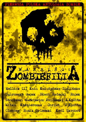 Okładka: Krzysztof T. Dąbrowski - Zombiefilia