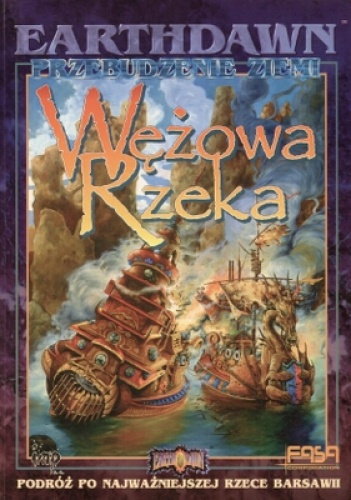 Okładka: Sean Rhoades - Earthdawn. Wężowa rzeka