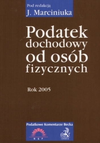 Okładka: Janusz Marciniuk - Podatek dochodowy od osób fizycznych 2005