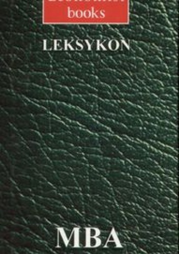 Okładka: Barbara Żebrowska - MBA Leksykon