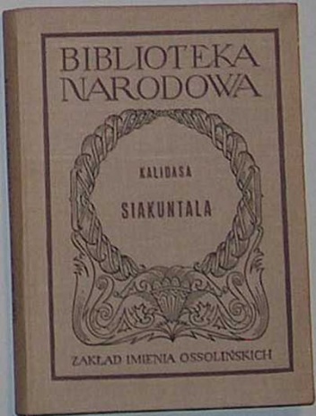Okładka:  Kālidāsa - Siakuntala
