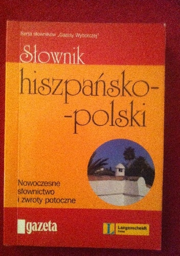 Okładka:  - Słownik hiszpańsko-polski