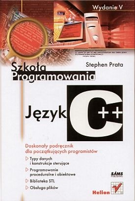 Okładka: Stephen Prata - Język C++. Szkoła programowania. Wydanie V