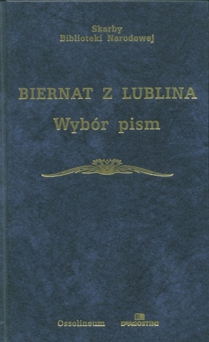 Okładka:  Biernat z Lublina - Wybór pism