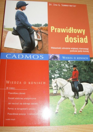 Okładka: Dr. Ina G. Sommermeier - Prawidłowy dosiad