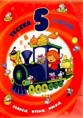 Okładka: Elżbieta Lekan - Teczka 5-latka. Zgaduję, rysuję, maluję