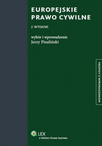Okładka: Jerzy Pisuliński - Europejskie prawo cywilne