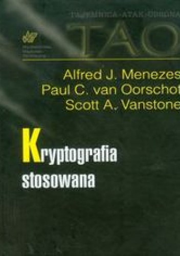 Okładka: Menezes Alfred J. - Kryptografia stosowana
