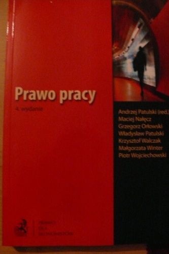 Okładka: Krzysztof Walczak - Prawo pracy