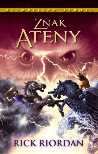 Okładka: Rick Riordan - Znak Ateny