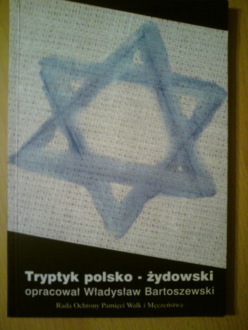 Okładka: Władysław Bartoszewski - Tryptyk polsko-żydowski