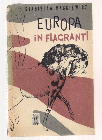 Okładka: Stanisław Mackiewicz - Europa in flagranti