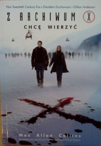 Okładka: Max Allan Collins - Chcę wierzyć