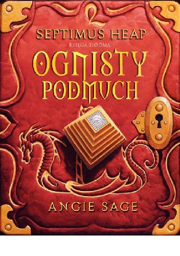 Okładka: Angie Sage - Ognisty podmuch