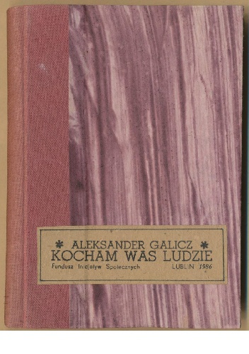 Okładka: Aleksandr Galicz - Kocham was, ludzie: Wybór