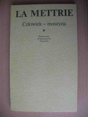 Okładka: Julien Offray de La Mettrie - Człowiek-maszyna