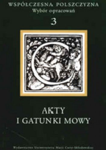 Okładka: Jerzy Bartmiński - Akty i gatunki mowy